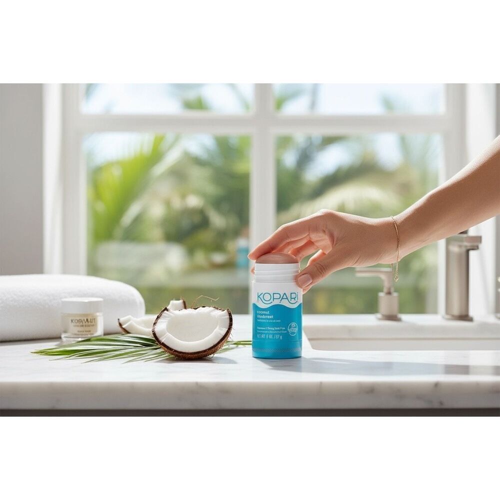 Kopari Original Scent Coconut Deodorant Aluminum-Free Clean Beauty Stick 2oz New